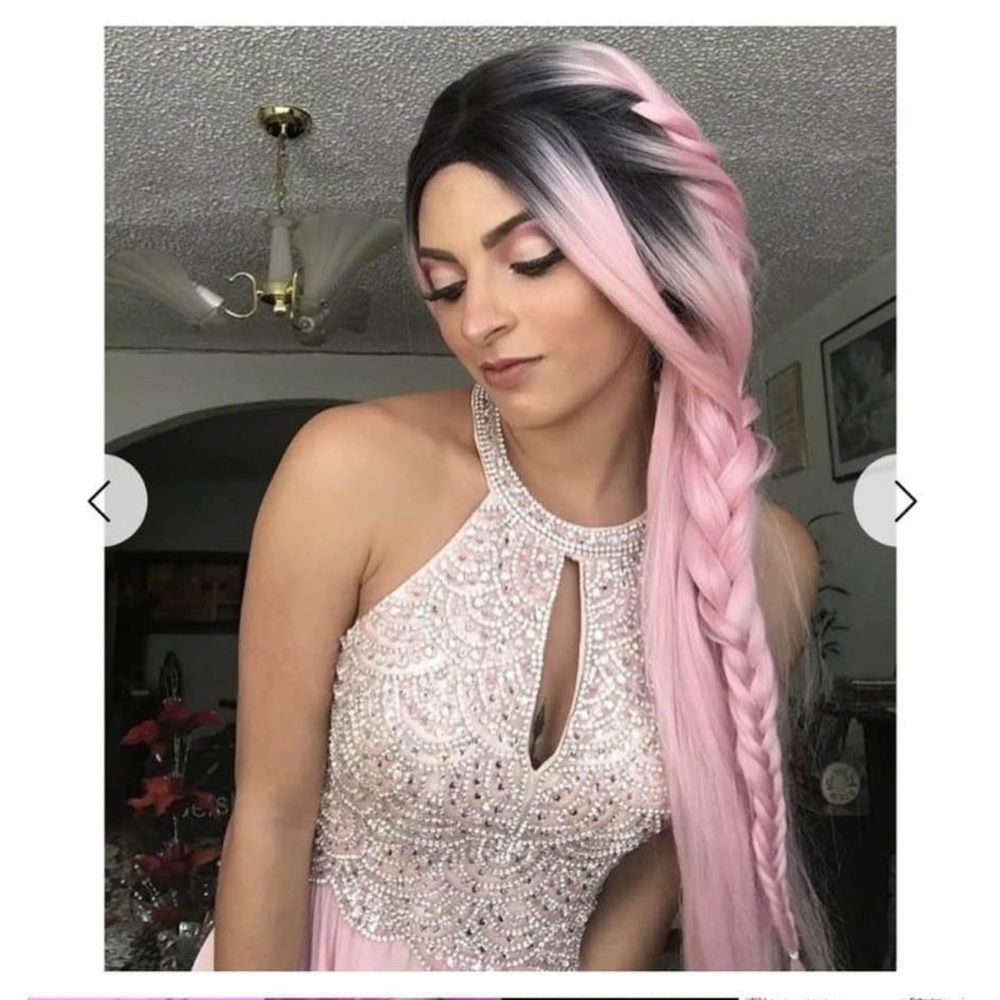 Lit Unicorn Lace Front Wig-PINK SAGA🩷